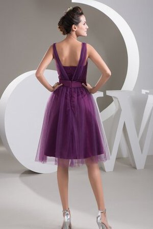 Tüll knielanges Jugendweihekleid mit Blume mit Spaghettiträger - Bild 6