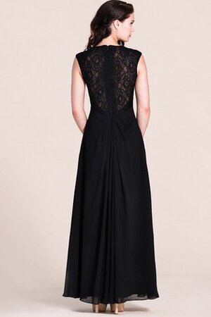Robe demoiselle d'honneur plissé luxueux fermeutre eclair v encolure - Photo 4