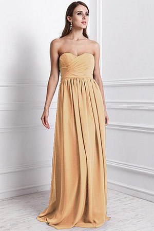 Robe demoiselle d'honneur longue de lotus fermeutre eclair gaine manche nulle - Photo 13
