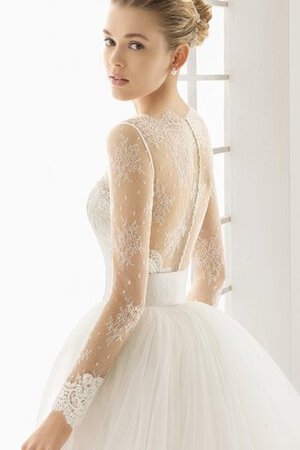 Robe de mariée sexy spécial solennel v encolure a-ligne - Photo 3