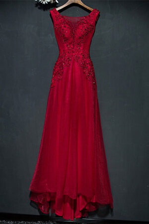 Romántico Vestido de Cóctel de Abalorio de Encantador de Hasta el suelo - Foto 6