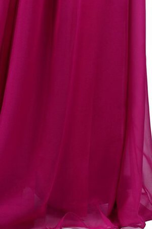 A-Line one Schulter bodenlanges Brautjungfernkleid mit Plissierungen ohne Ärmeln - Bild 4