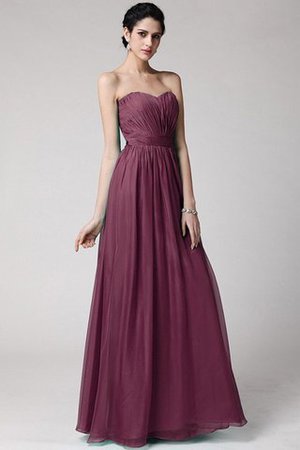 Robe demoiselle d'honneur plissage longue au drapée fermeutre eclair de fourreau - Photo 7