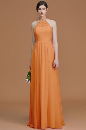 Vestido de Dama de Honor de Hasta el suelo de Cremallera de Natural de Sin mangas - Foto 26