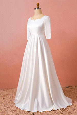 Robe de mariée rêveur en soie ligne a fermeutre eclair simple - Photo 3