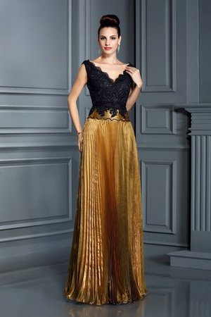 Empire Taille Ärmellos Ewiges Bodenlanges Abendkleid aus Organza - Bild 3