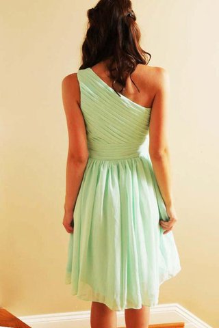 Robe demoiselle d'honneur facile décontracté avec zip manche nulle ruché - Photo 2