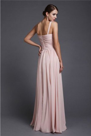Normale Taille A Linie V-Ausschnitt Prinzessin Bodenlanges Brautjungfernkleid - Bild 30