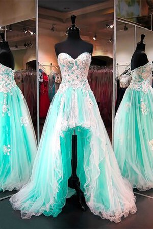 Blendend Halle Tüll Exklusive Cocktailkleid mit Herz-Ausschnitt - Bild 1