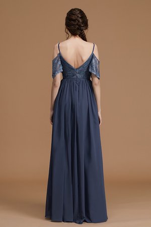Normale Taille a linie Prinzessin Fabelhaft Brautjungfernkleid ohne Ärmeln - Bild 2