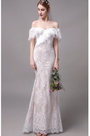 Moderno Vestido de Novia de De moda de Escote con Hombros caídos de Recatado - Foto 1