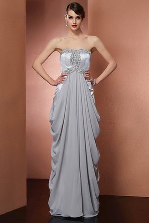 Robe de bal longue fermeutre eclair longueru au niveau de sol avec perle maillot - Photo 1