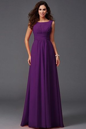 Chiffon Prinzessin Anständiges Brautjungfernkleid mit Rüschen ohne Ärmeln - Bild 13