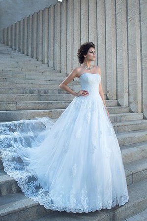 Robe de mariée luxueux longue decoration en fleur de mode de bal manche nulle - Photo 4
