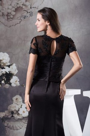 Meerjungfrau Stil Abendkleid mit V-Ausschnitt mit Applikation - Bild 6