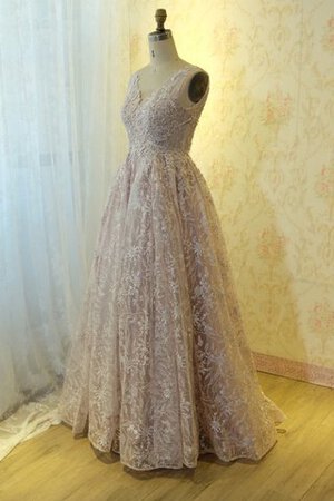 Robe de bal coupé ligne a attirent extraodinaire longue - Photo 2