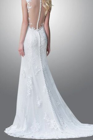 Robe de mariée moderne serieuse elégant avec sans manches de sirène - Photo 2