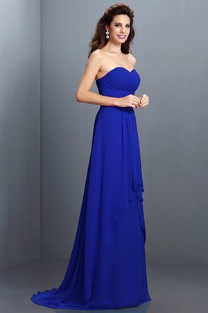 Vestido de Dama de Honor de Corte princesa de Corte-A de Cola Barriba de Cremallera - Foto 25