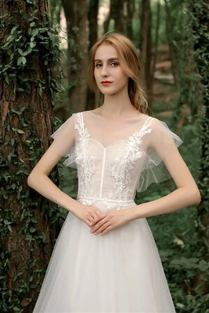 Normale Taille Faszinierend Extravagantes Formelles Brautkleid mit Bordüre - Bild 9