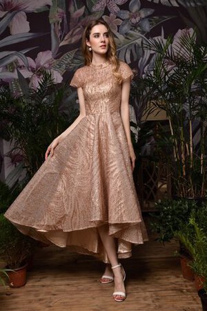Vestido de Cóctel de Brillante de Natural de con Lentejuelas de Largo - Foto 2