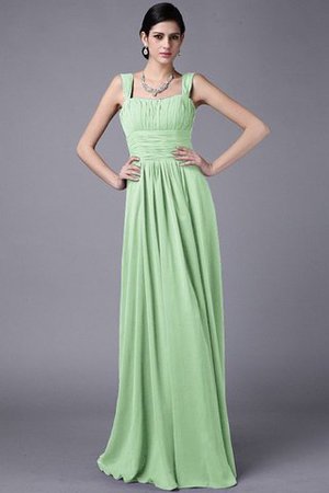 Plissiertes Reißverschluss Anständiges Bodenlanges Brautjungfernkleid aus Chiffon - Bild 27