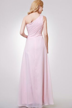 A-Linie Empire Taille ein Träger langes bodenlanges Abendkleid - Bild 3
