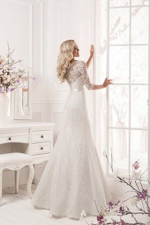 Elegantes romantisches Brautkleid mit Rücken Schnürung mit Knöpfen - Bild 2