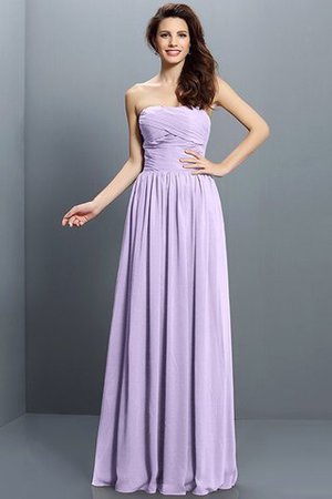 Robe demoiselle d'honneur plissé longue de princesse fermeutre eclair avec chiffon - Photo 19