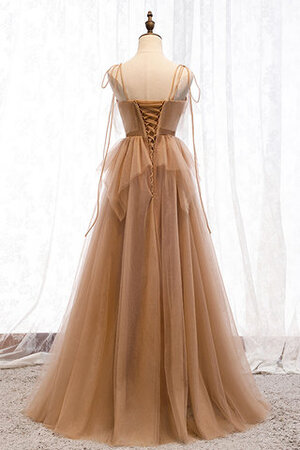 Robe de bal voyant avec sans manches de lotus naturel mode - Photo 3