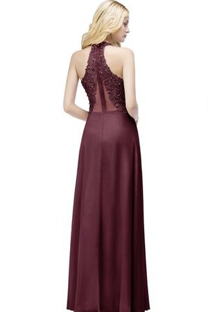 Robe de bal v encolure fait main romantique charmeuse longue - Photo 2