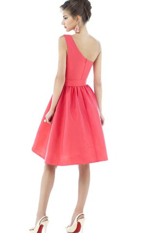 Robe demoiselle d'honneur courte manche nulle ligne a fermeutre eclair - Photo 2