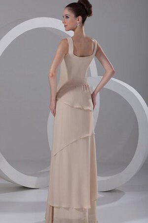 Abito mamma Sposa retro con Criss-cross in Chiffon Elegante con Seghettato Tubino - Foto 8