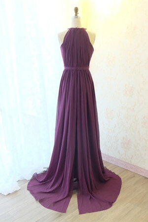 Robe de soirée belle en satin extensible fermeutre eclair longue romantique - Photo 3