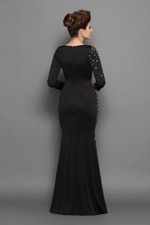Lange Ärmeln Meerjungfrau Stil Normale Taille Bodenlanges Sittsames Abendkleid - Bild 2