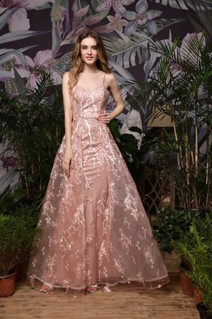 Natürliche Taile Einzigartig A-Linie Prinzessin Formelles Abendkleid - Bild 7