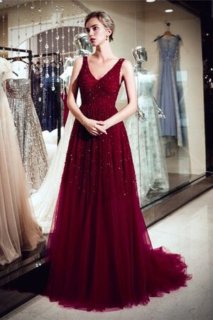 Ewiges Fabelhaft Schickes Ballkleid ohne Ärmeln mit V-Ausschnitt - Bild 3