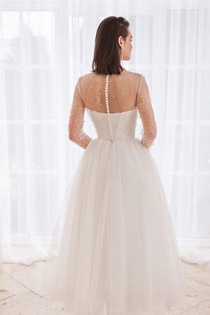 Vestido de Novia en Tul de Escote con cuello Alto de Exquisito de Pomposo - Foto 2