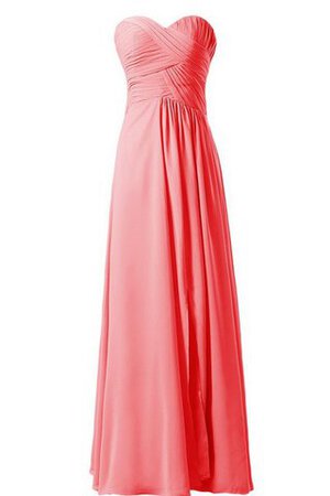 Robe demoiselle d'honneur plissage naturel ruché ligne a avec chiffon - Photo 21