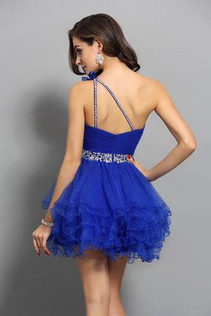 Ein Träger A Linie Empire Taille Glamouröses Formelles Cocktailkleid - Bild 2