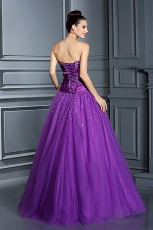 Robe de quinceanera longue formelle manche nulle de mode de bal avec lacets - Photo 2