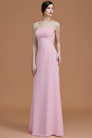 Natürliche Taile Trägerlos A Linie Gerüschtes Prinzessin Brautjungfernkleid - Bild 28