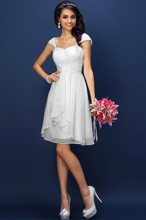 Abito da Damigella in Chiffon con Piega Conotta A-Line Principessa - Foto 16