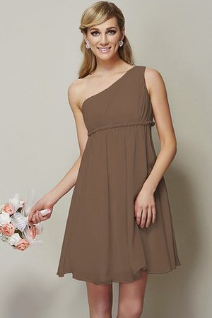Normale Taille Prinzessin Ein Schulterfreies Knielanges Kurzes Brautjungfernkleid - Bild 4