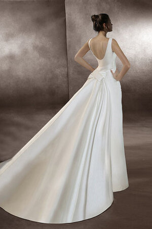 Gericht Schleppe Besondere Satin Enganliegendes Einfaches Brautkleid - Bild 2