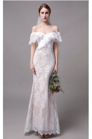 Moderno Vestido de Novia de De moda de Escote con Hombros caídos de Recatado - Foto 4