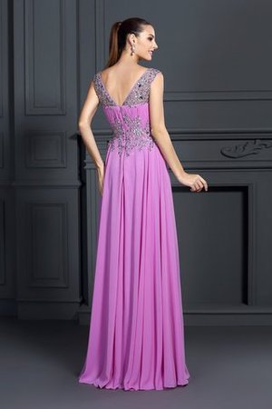 Robe de bal charmeuse formelle de princesse grandes bretelles en chiffon - Photo 2