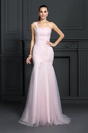 Robe de soirée longue charmeuse manche nulle de tour de ceinture empire en satin - Photo 1