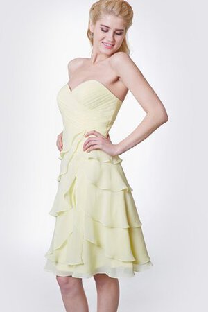 Vestido de Dama de Honor de Corte-A de Espalda Descubierta de Criss Cross - Foto 5