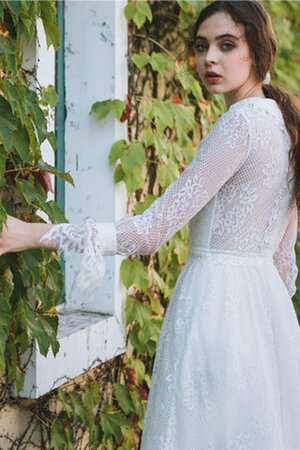 Formal Vestido de Novia de Largo de Atractivo con Perlas - Foto 4