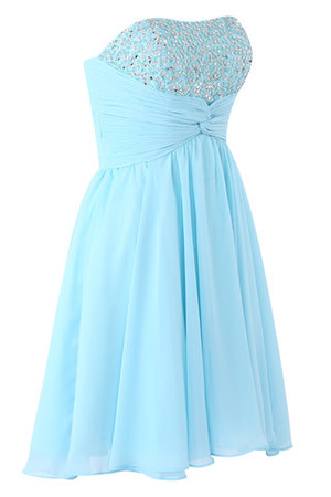Glamouroso&Dramatico Vestido de Cóctel de Corpiño Con lentejuelas de Cremallera - Foto 3